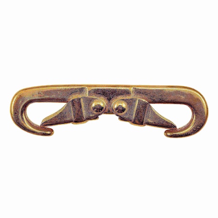 Midwest Fastener 3-3/4" Brass Double Spring Snap Hooks 10PK 52203